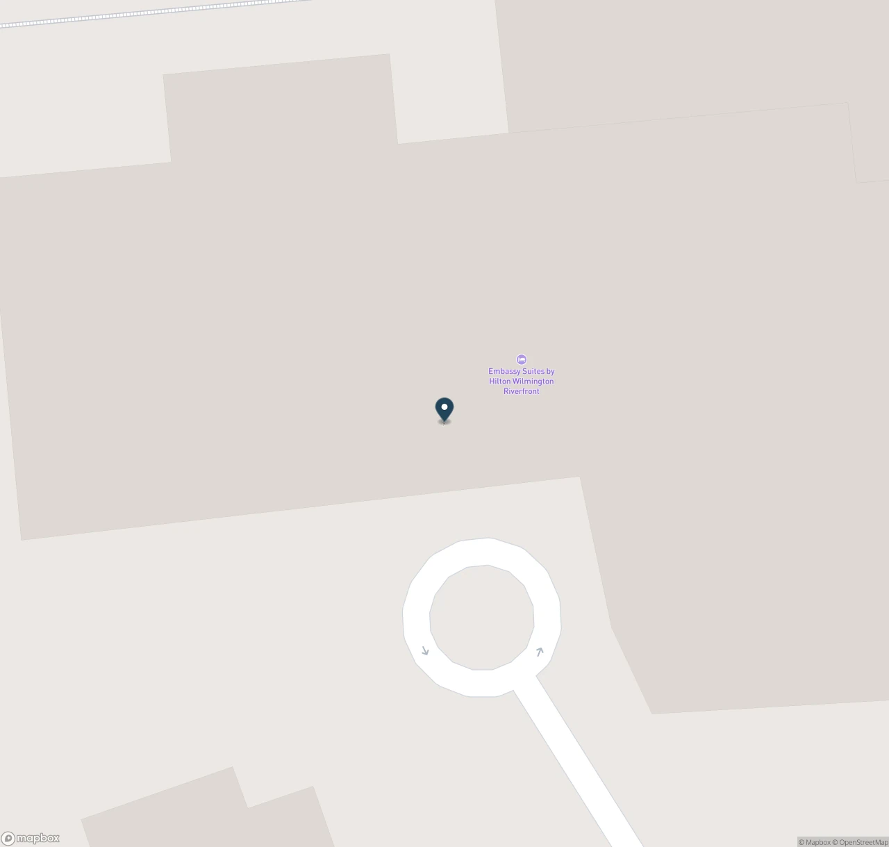 Map showing the location of Cloud 9 Rooftop Bar